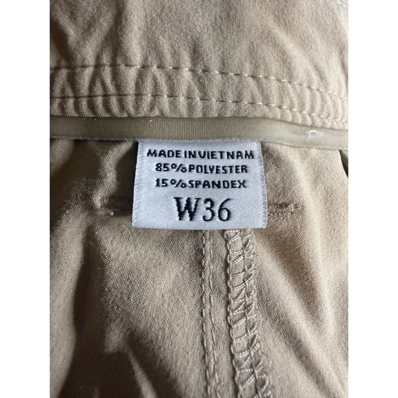 FootJoy Mens‎ Golf Shorts Khaki Chino Stretch Performance W36 - Picture 5 of 8